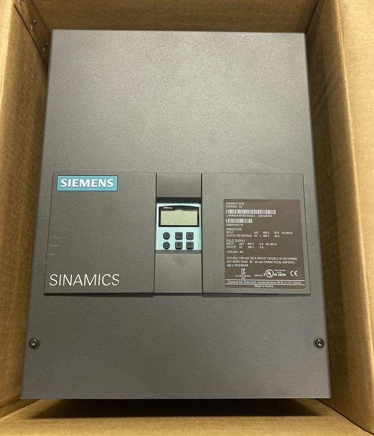 SIEMENS,6RA8018-6FV62-0AA0-Z,SINAMICS DCM DC CONVERTER NEW