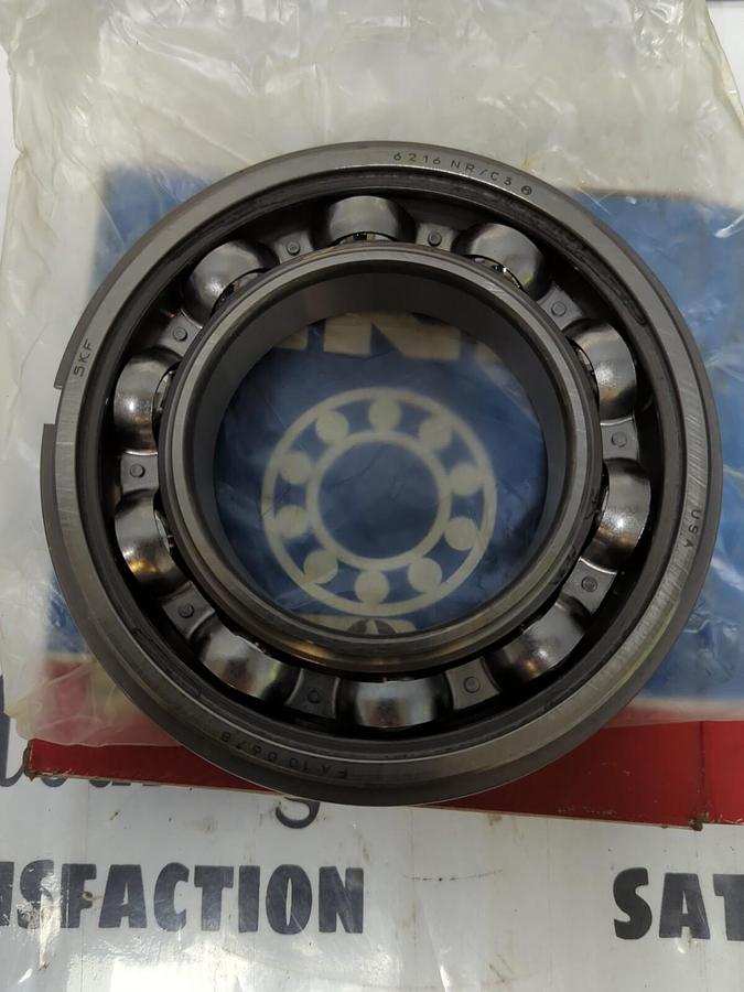 SKF,6216 NRJEM,DEEP GROOVE BALL BEARING WITH SNAP RING 80X140X26MM