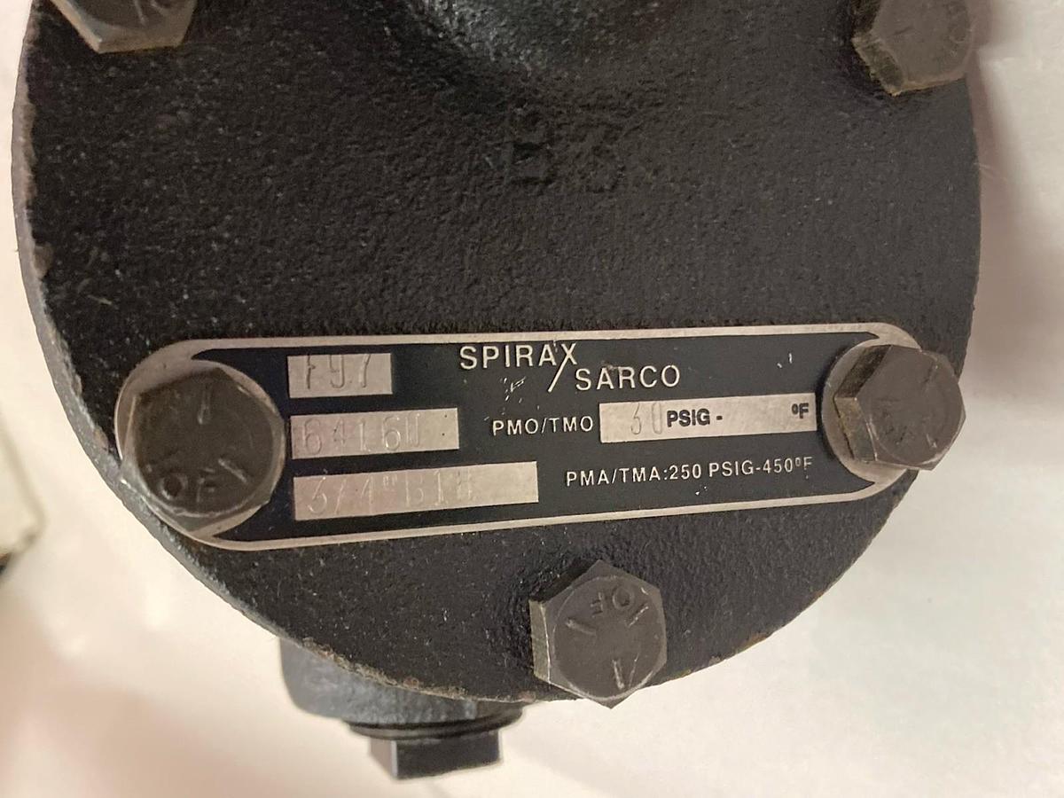 Spirax Sarco,PMO-TMO,Steam Trap 3/4 Inch 30 PSIG B1H