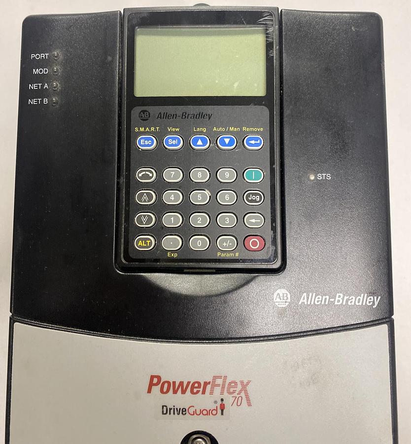 Used ALLEN BRADLEY,VFD 20AD5P0A0AYNNNC0,SER A POWERFLEX 70 AC DRIVE