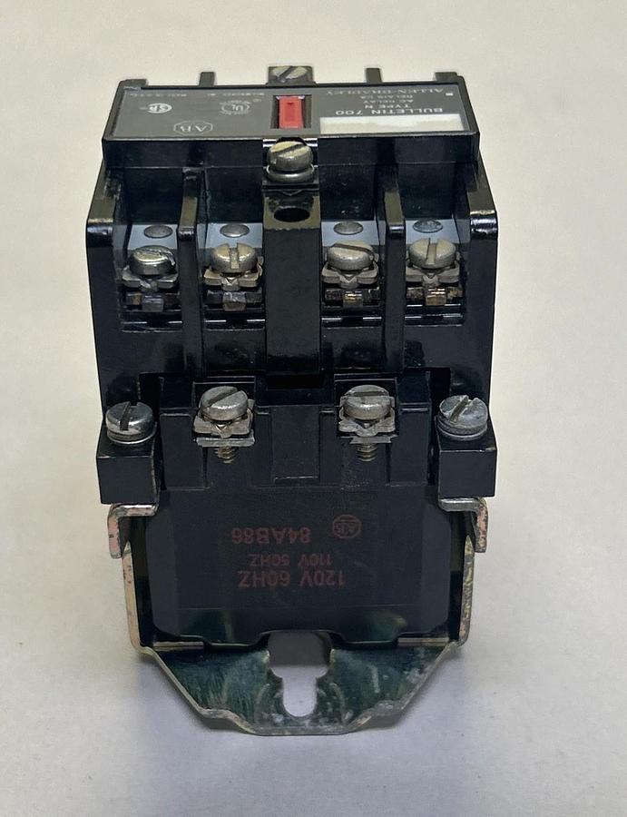 Used ALLEN BRADLEY,700-NT400A1,AC RELAY W/ PNEUMATIC TIME DELAY UNIT