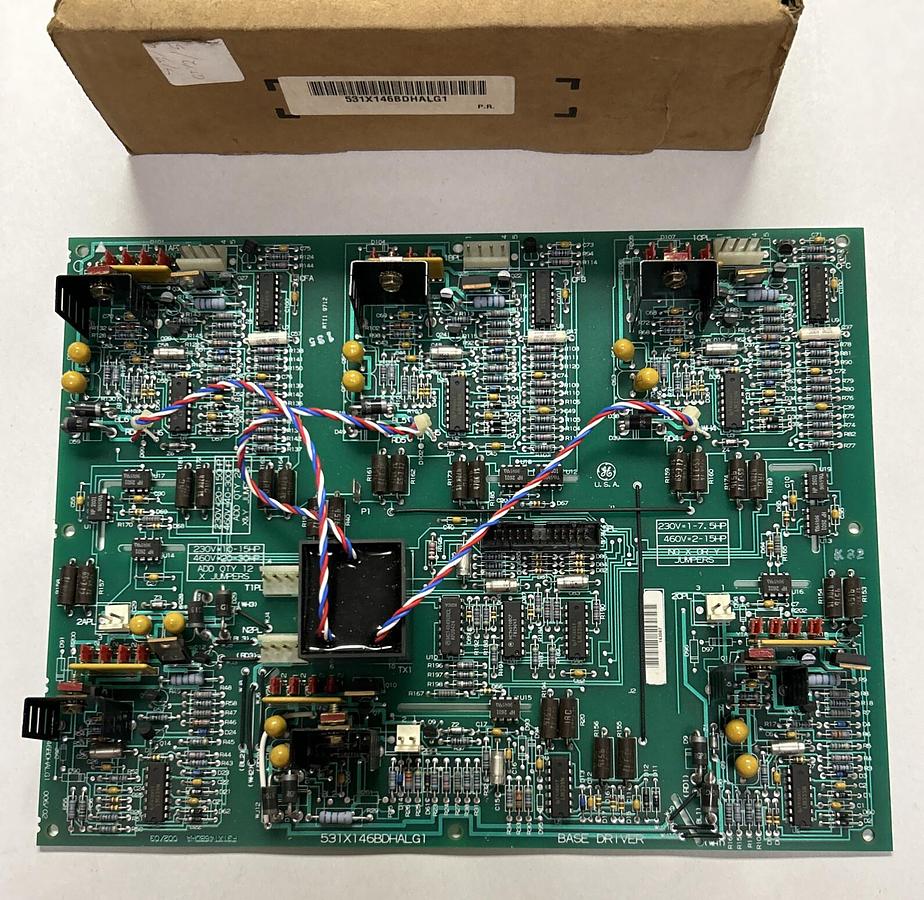Used GENERAL ELECTRIC,531X146BDHALG1,BASE DRIVER BOARD