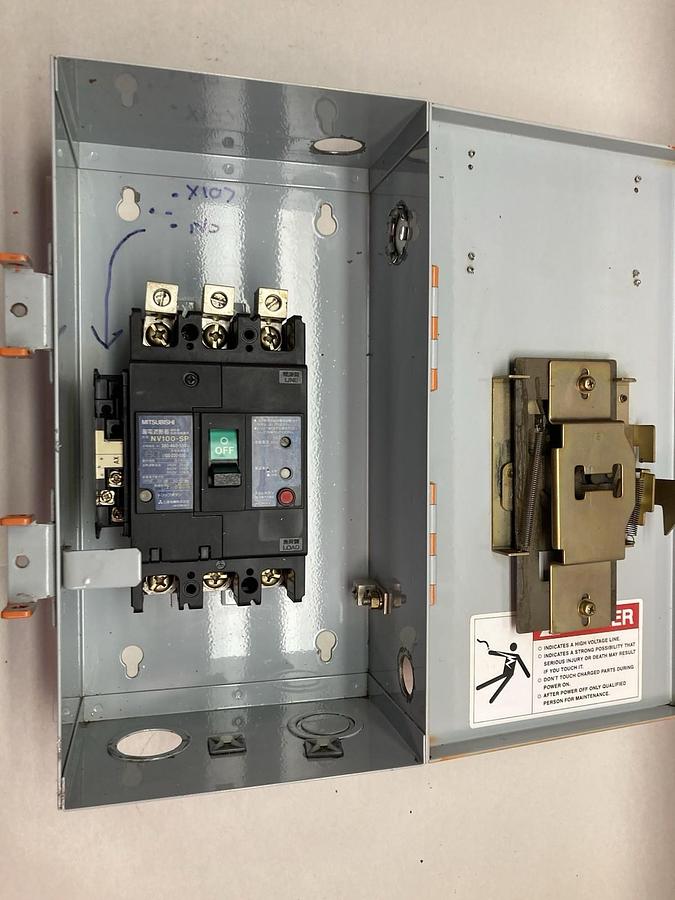 Used Mitsubishi,NV100-SP,Circuit Breaker 60A 50-60Hz