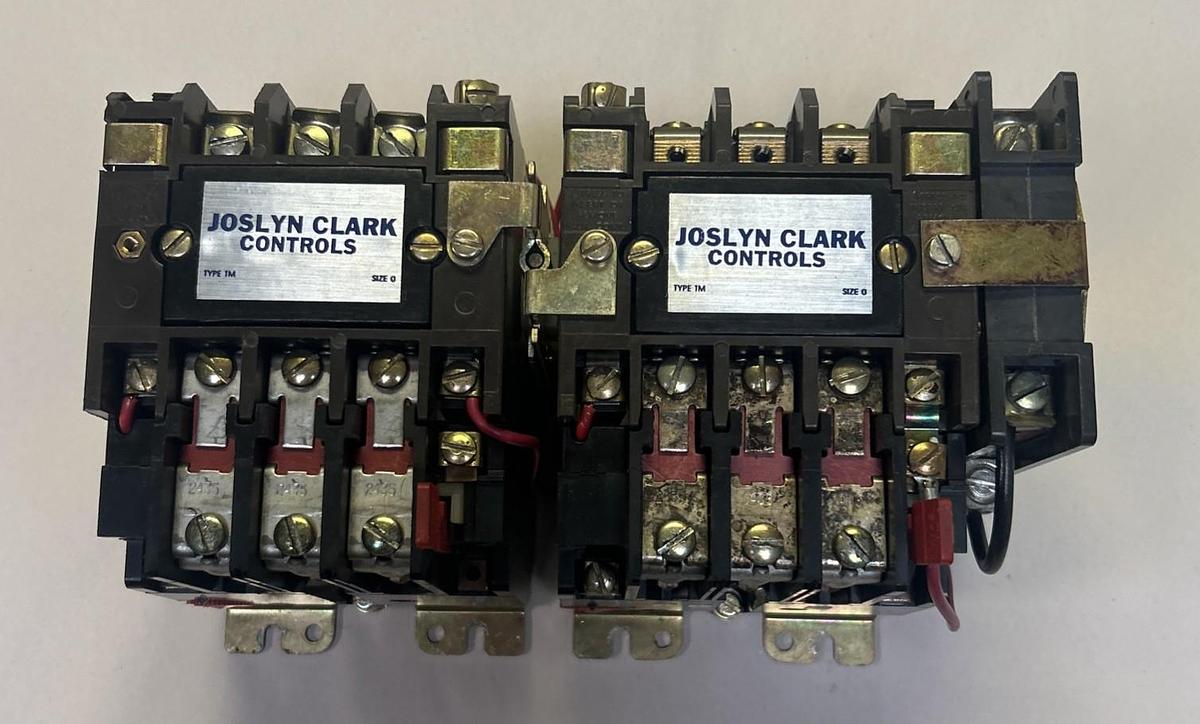 Used JOSLYN CLARK,T30U030,REVERSING STARTER SIZE 0 18A 600V
