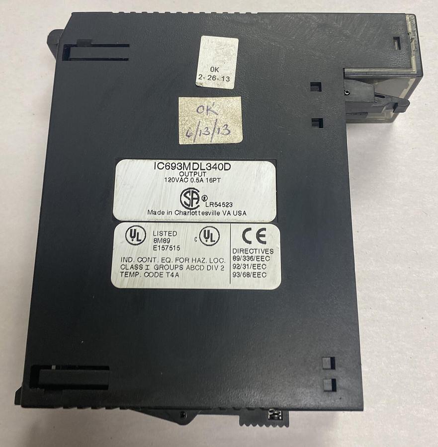 Used GE Fanuc,IC693MDL340D,PLC Output Module