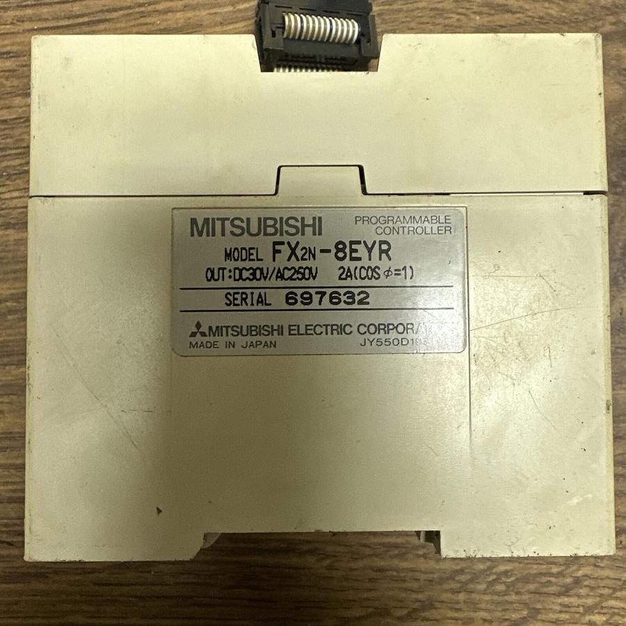 Used Mitsubishi,FX2n-8EYR,Programmable Controller