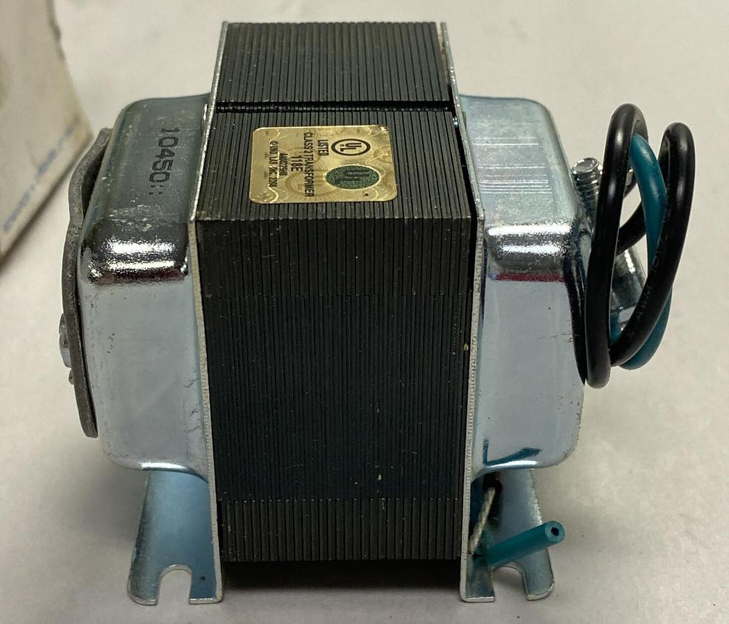 Used EDWARDS,599,SIGNALING TRANSFORMER 120V AC PRIMARY 24V 40VA SECONDARY NEW