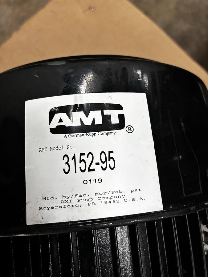 Used AMT,3152-95,CENTRIFUGAL PUMP 2"X1.5" 5HP 3450RPM 3PH