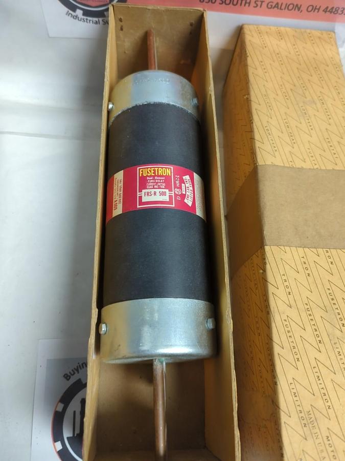 COOPER BUSSMANN,FRSR500,FUSETRON 500 AMP FUSE NOS