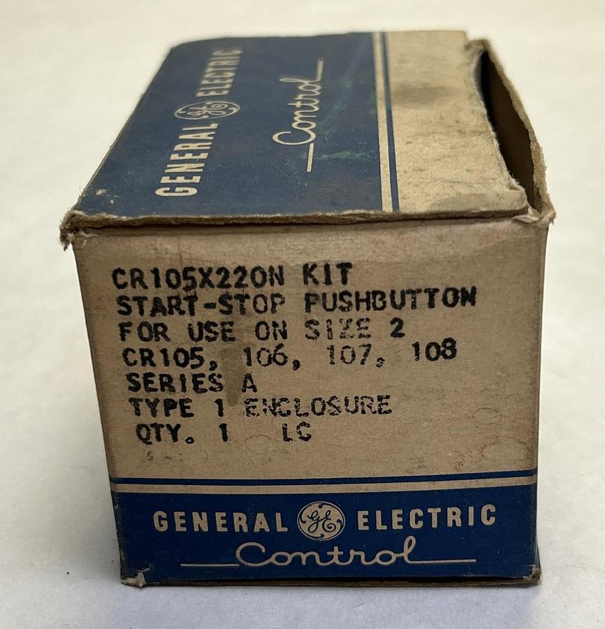 GENERAL ELECTRIC,CR105X220N,START-STOP PUSHBUTTON NOS