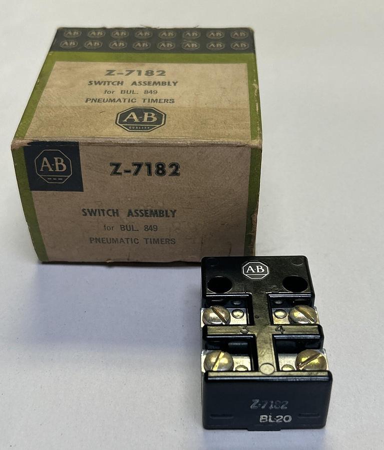 ALLEN BRADLEY,Z-7182,SWITCH ASSEMBLY NOS