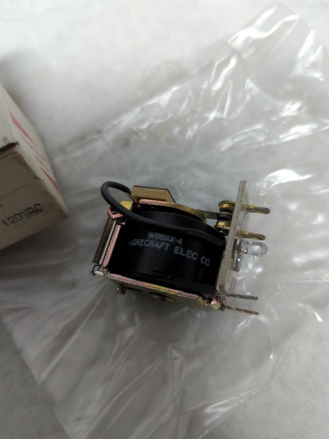 MAGNECRAFT E;ECTRIC,W88AX-4,COIL RELAY 120VAC NOS