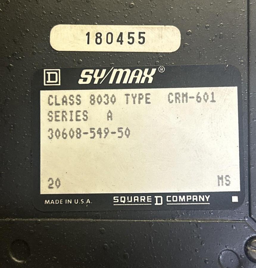 Used SQUARE D SYMAX,8030-CRM-601,INTERFACE CONVERTER MODULE