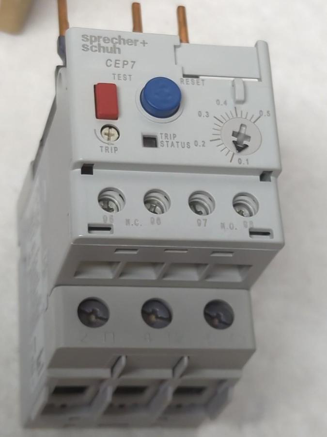 SPRECHER & SCHUH,CEP7-EEAB,SOLID STATE OVERLOAD RELAY 600V NOS