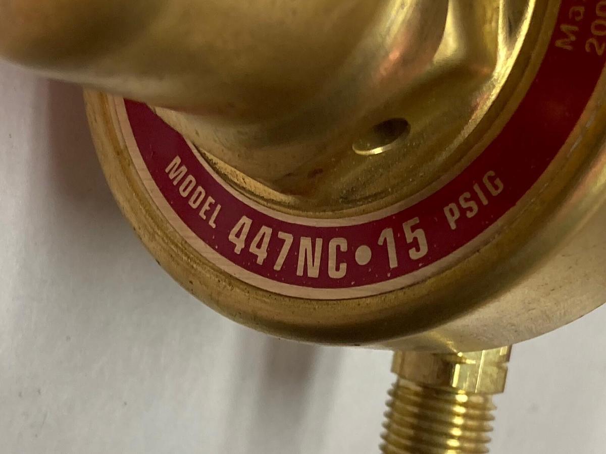 Harris,Model 447NC-15-CL,Gas Regulator 15psig