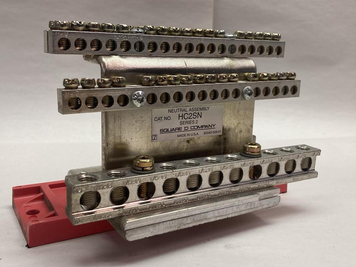 Used Square D,HC2SN,Panelboard Neutral Assembly 80043-308-01