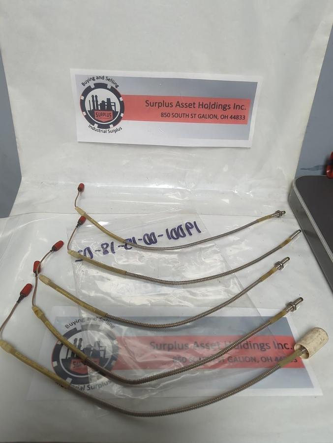 Used BENTLY NEVADA,19001-00-15-18-02,PROXIMITY VIBRATION SENSOR PROBE LOT OF 5