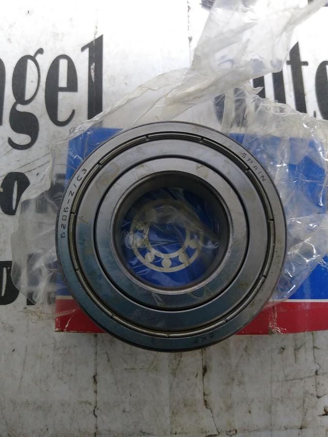 SKF,6206 ZJEM-BF01,DEEP GROOVE BALL BEARING SINGLE SHIELDED NOS