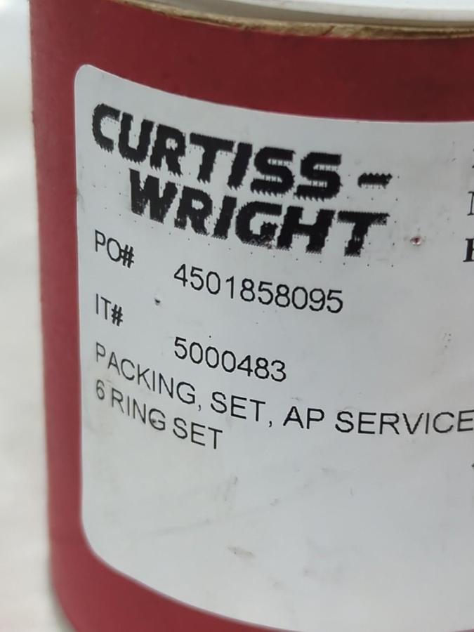 CURTISS-WRIGHT,5000483,PACKING 1.5X2.25 INCH 6 RING SET NOS