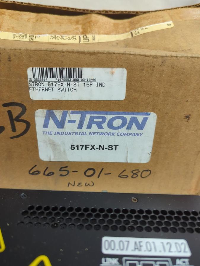 N-TRON,517FX-N-ST,INDUSTRIAL ETHERNET SWITCH 10-30V 1.0 AMP NOS
