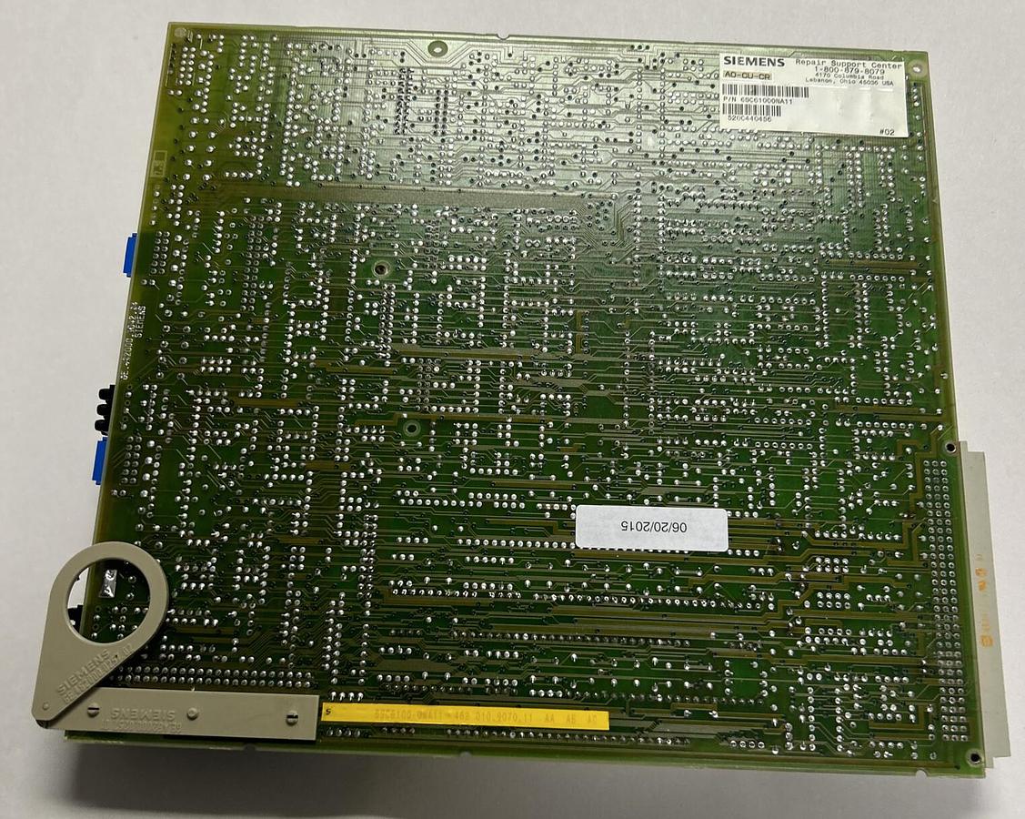Used SIEMENS,6SC6100-0NA11,ANALOG CONTROL BOARD REFURBISHED
