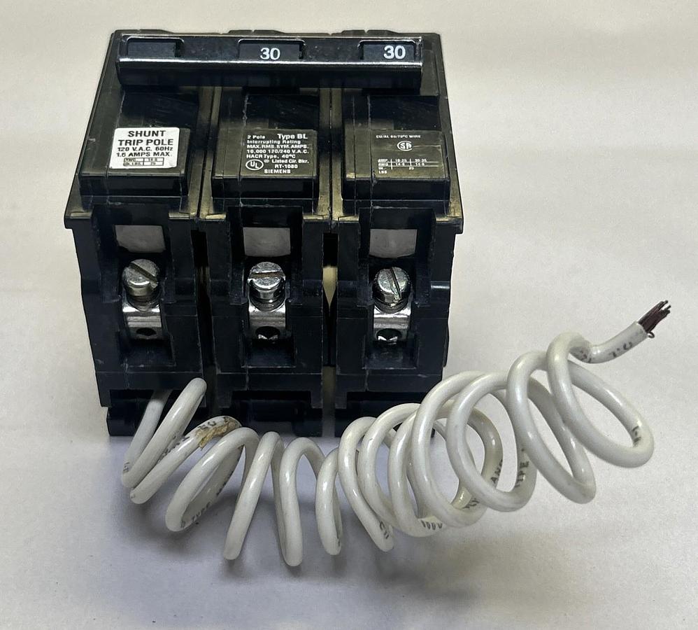 Used SIEMENS,B23000S01,CIRCUIT BREAKER 30A 120/240V 2P