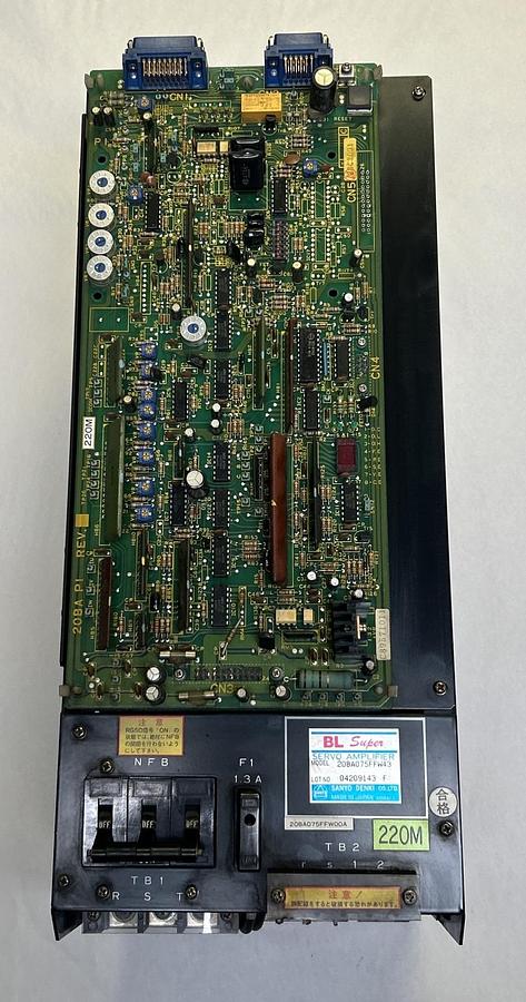 Used SANYO DENKI,20BA075FFW43,SERVO AMPLIFIER