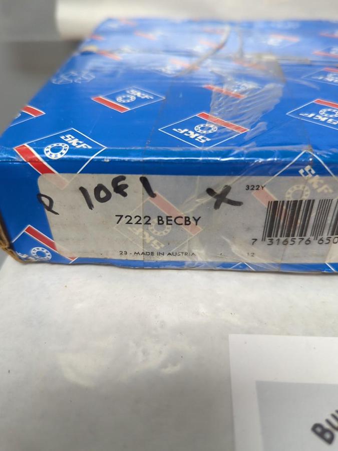 SKF,7222 BECBY,ANGULAR CONTACT BEARING NOS