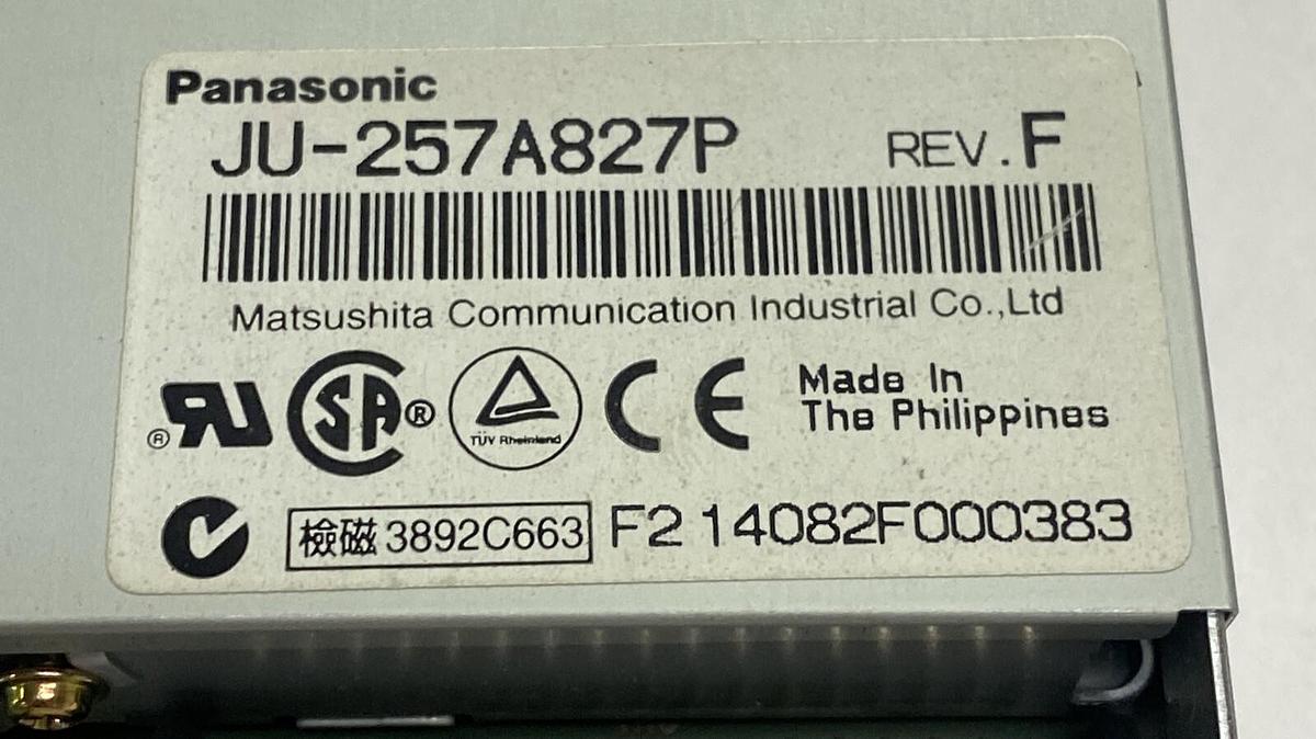 Used MATSUSHITA ELECTRIC PANASONIC,JU-257A827P,FLOPPY DRIVE