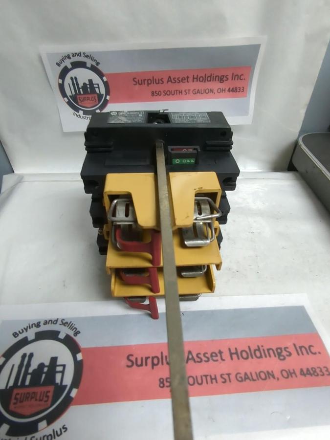 Used ALLEN BRADLEY,194R NJ060P3,ROTARY DISCONNECT SWITCH 3-POLE PRE-OWNED
