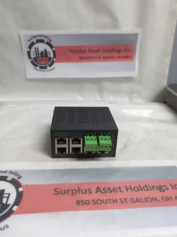 Used MURR,58170,MES 10/100 ETHERNET SWITCH 9-30V 0.6A PRE-OWNED
