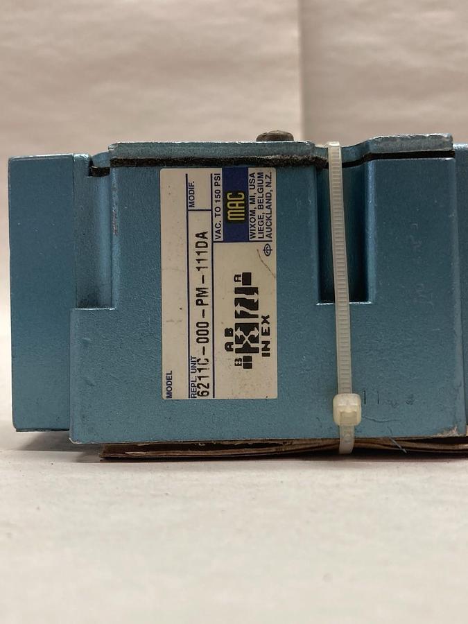 Used MAC,6211CC-000-PM-111DA,Solenoid Valve 120/110V 60/50Hz