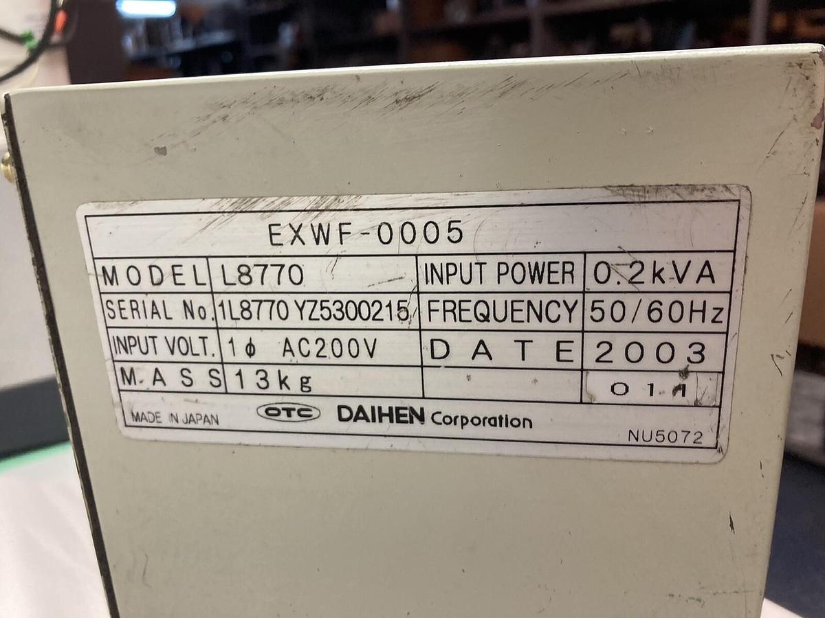 Used Daihen,EXWF-0005 L8770,Power Supply 0.2kVA