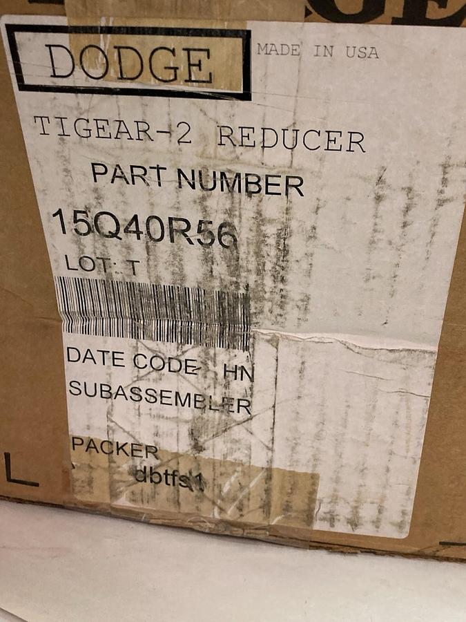 Dodge Tigear,15Q40R56,Tigear-2 Gear Reducer Ratio 40:1 1750rpm