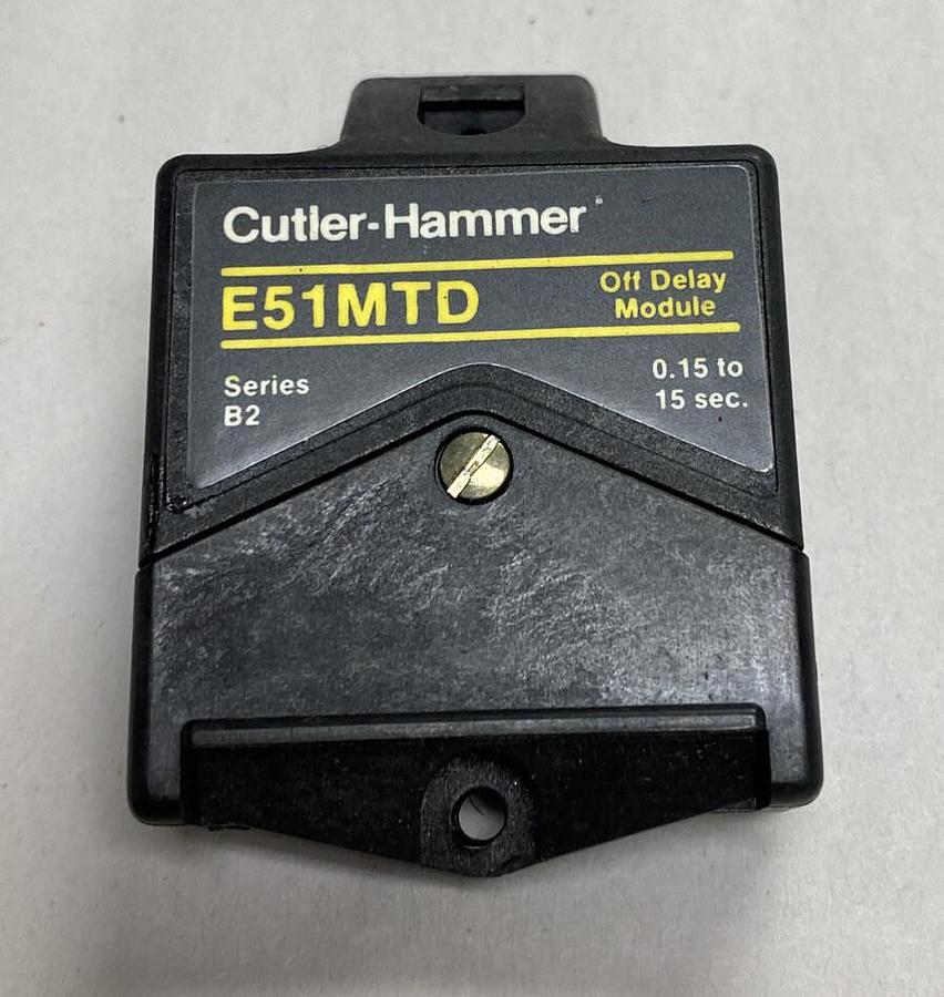 Eaton Cutler Hammer,E51MTD,Adjustable Plug In Timer Module NOS