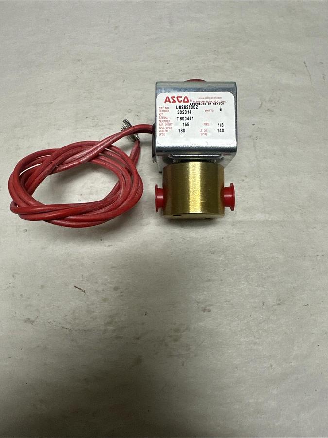Asco,U8252C002,Solenoid Valve