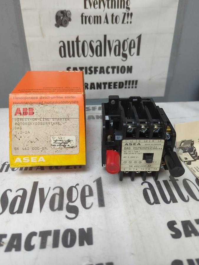 ABB,IEC-292-1,TYPE-1 DIRECT -ON-LINE STARTER MOTOR NOS