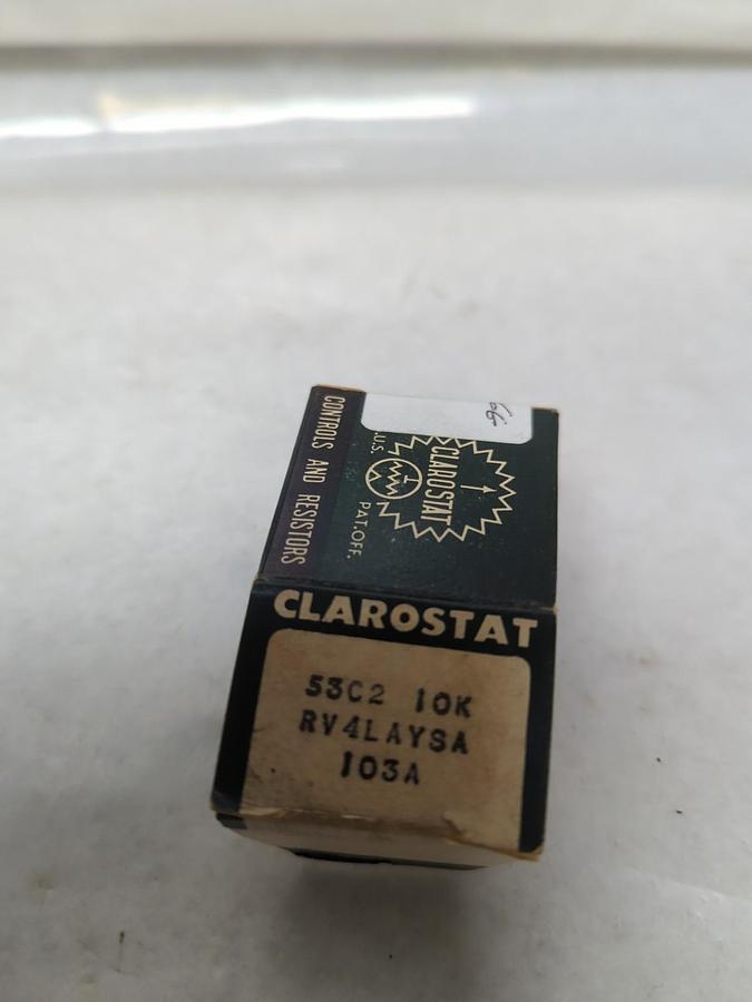 CLAROSTAT,RV4LAYS103A,POTENTIOMETER 10KΩ NOS