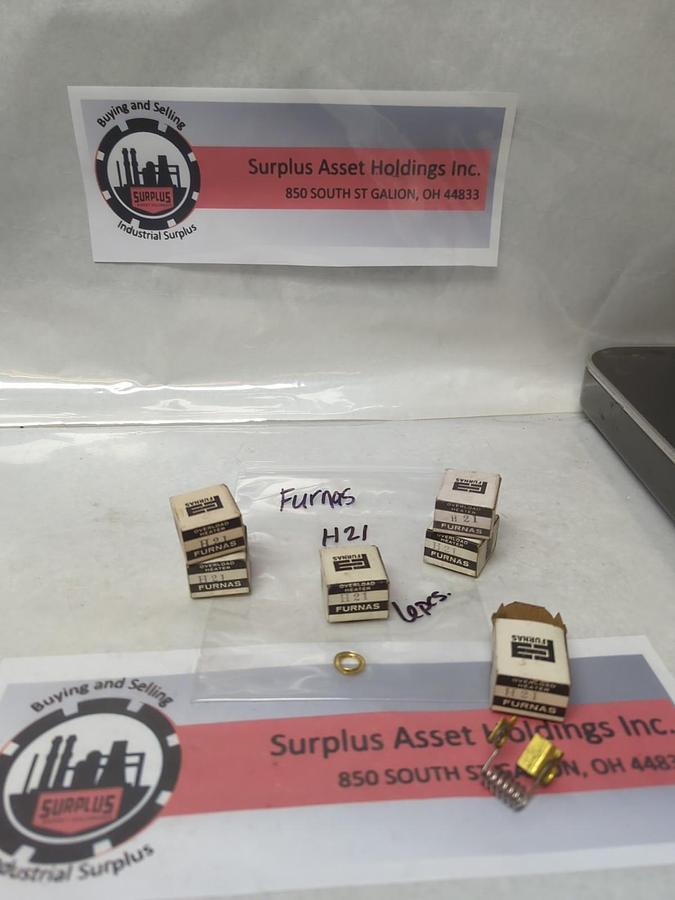 FURNAS,H21,OVERLOAD HEATER ELEMENT LOT OF 6 NOS