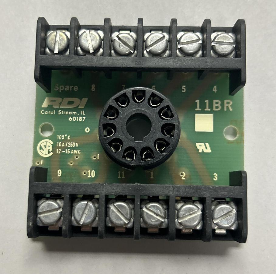 RDI,620-0021,RELAY SOCET BOARD LOT OF 9 NOS