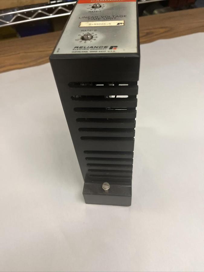Used RELIANCE,0-49005-5,LINEAR VOLTAGE TIME UNIT SEE DESCRIPTION