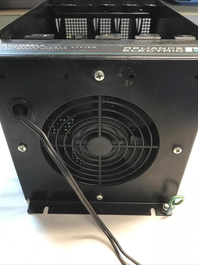 Used Reliance,805401-1S DC,Power Module Interface Rack 4 Slots with Fan