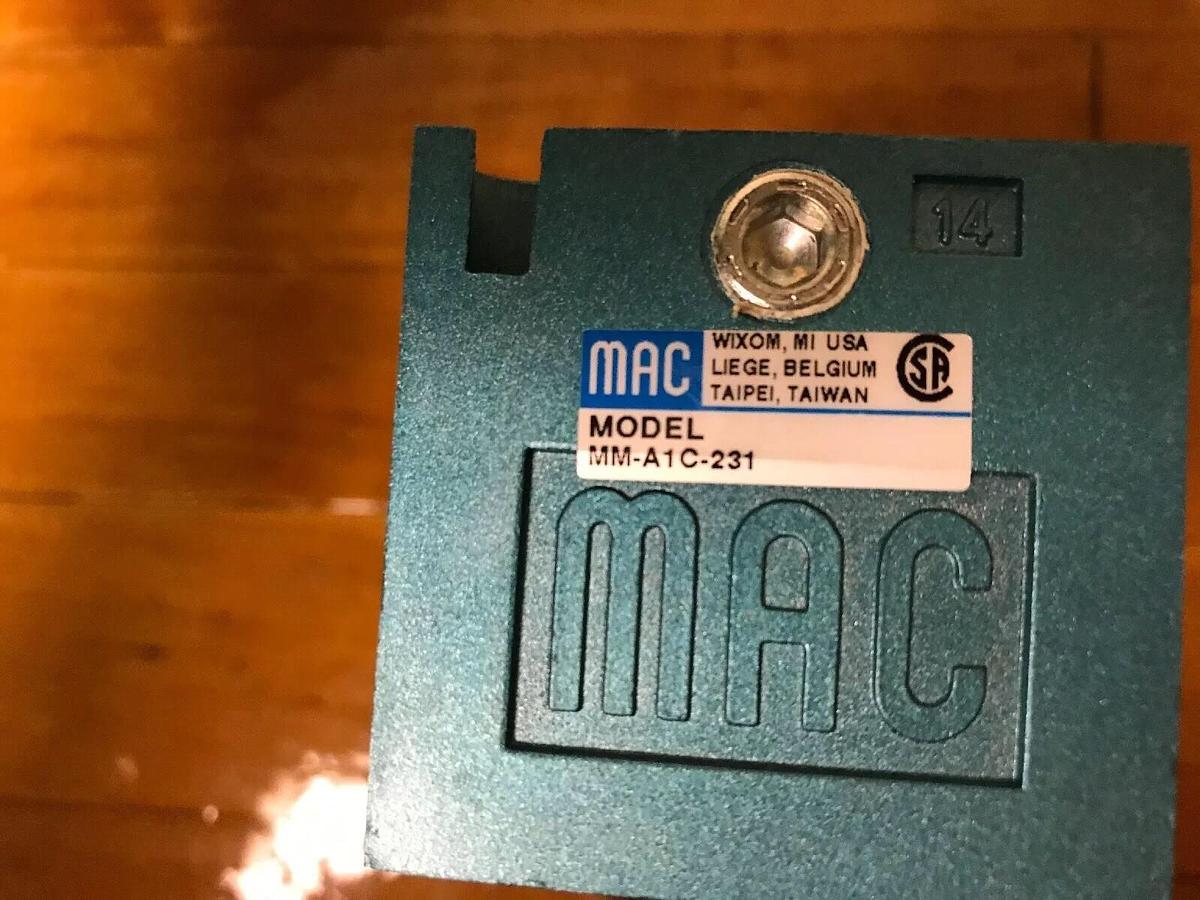 MAC,MM-A1C-231,Pneumatic Valve Body