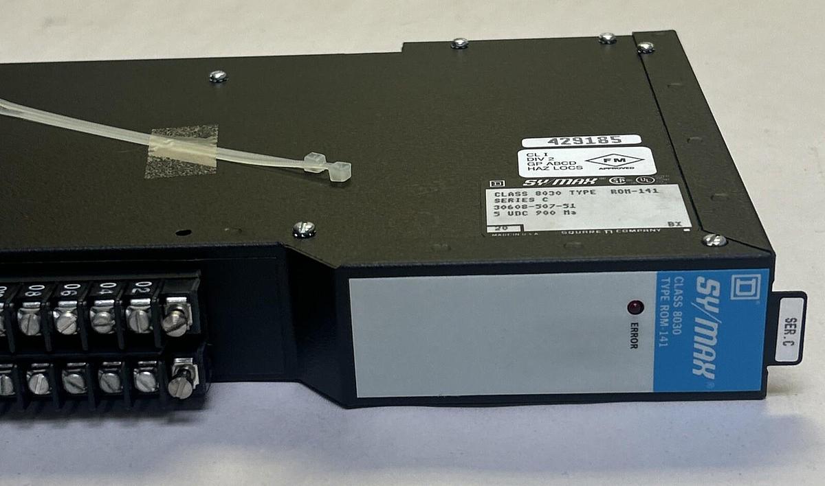SQUARE D SYMAX,8030ROM-141,OUTPUT MODULE