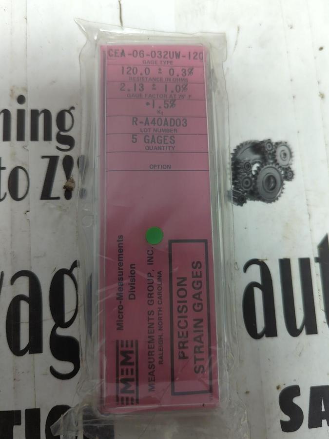 MICRO-MEASUREMENTS,CEA-06-032UW-120, PRECISION STRAIN GAUGES 5 PK NOS