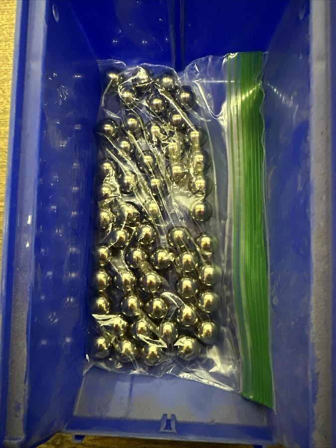 1/2"  50 Count Steel & Chrome Ball Bearings .50" Caliber