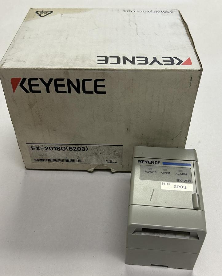 Used KEYENCE CORP,EX-201SO  5203,INDUCTIVE DISPLACEMENT SENSOR NEW