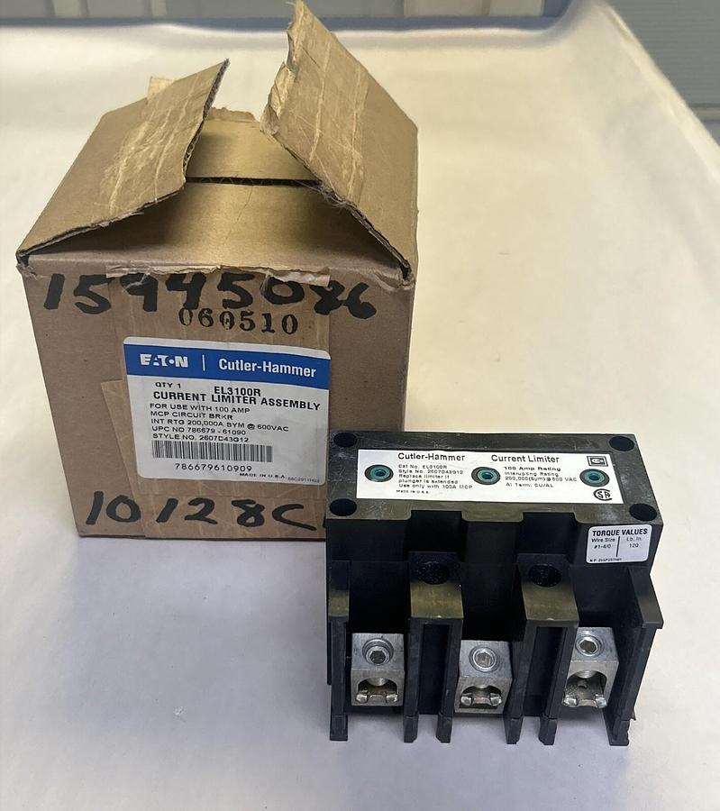 EATON CUTLER-HAMMER,EL3100R,CURRENT LIMITER ASSEMBLY NOS