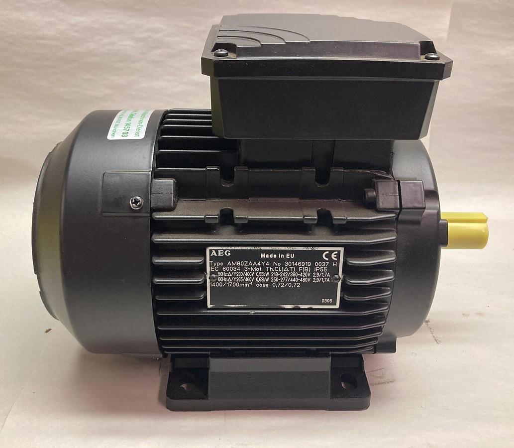 Used AEG,AM80ZAA4Y4,Electric Motor 50/60Hz