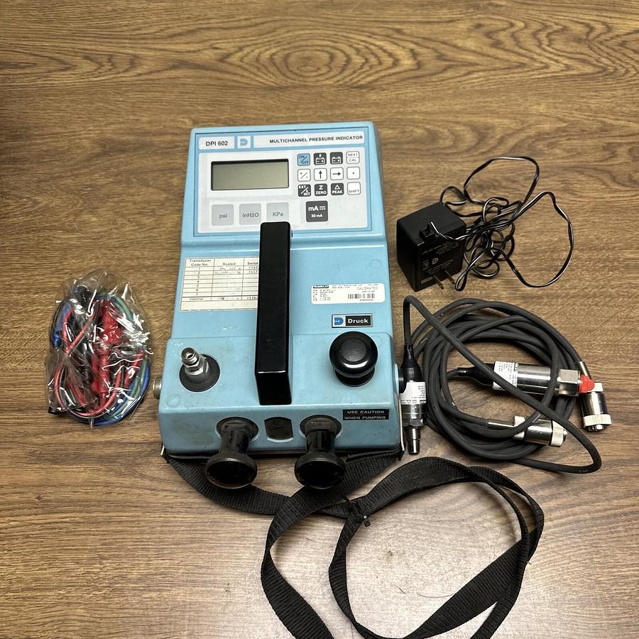 Used Druck,DPI602,Multichannel Pressure Indicator